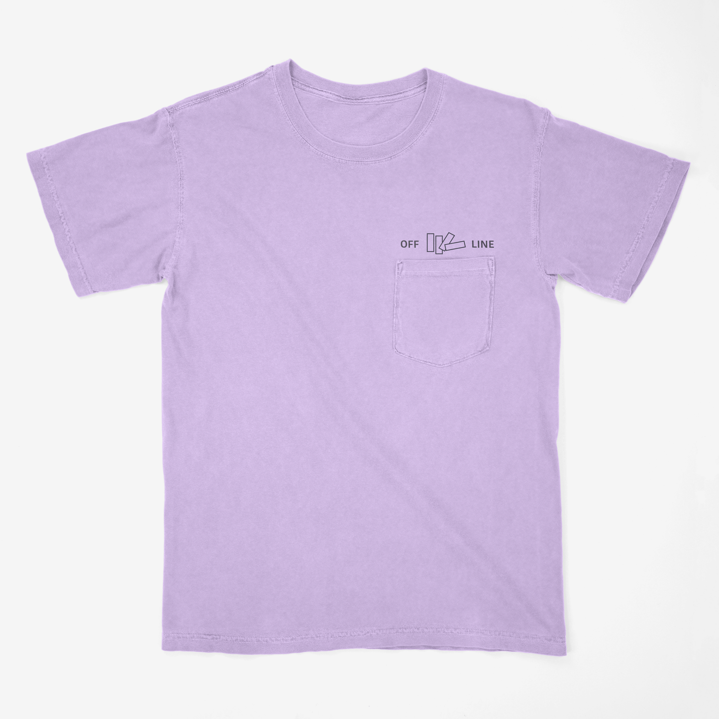 Off Line & Out of Office T-Shirt (Orchid)