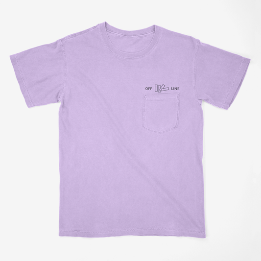 Off Line & Out of Office T-Shirt (Orchid)